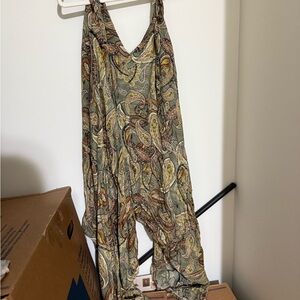 Paisley Print Jumpsuit